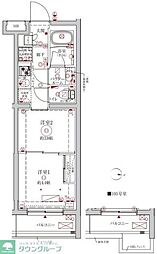 クレイシアIDZ大泉学園 2Kの間取図画像