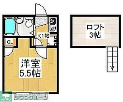 メイプルMH.5 1Kの間取図画像