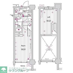 ガーラ・プレシャス練馬 1Kの間取図画像