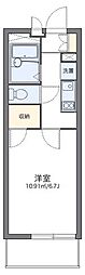 ゼルコヴァ 1Kの間取図画像