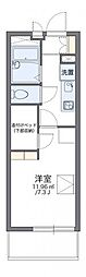 レオパレスシャルメ 1Kの間取図画像