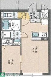 プロスタイルウェルス下井草 1LDKの間取図画像