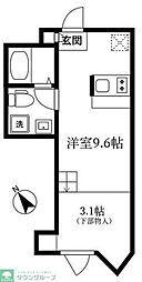 ラフォルテ井草 1DKの間取図画像