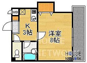 京都府京都市左京区浄土寺下馬場町（賃貸マンション1K・3階・22.00㎡） その1