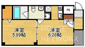 京都府京都市東山区東大路松原上る5丁目月見町（賃貸マンション2K・2階・33.00㎡） その2