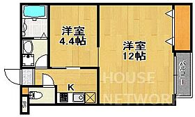 京都府京都市左京区吉田中阿達町（賃貸マンション2K・2階・40.00㎡） その2