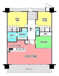 間取図画像 3LDK