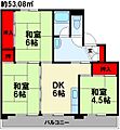ビレッジハウス伊川2号棟1階3.9万円