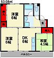 ビレッジハウス伊川1号棟2階3.6万円