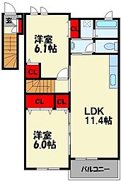 サンリットフィオーレ C 2階