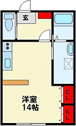 間取図画像 ワンルーム