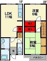 ヒューマンコーポfrom 2階/-