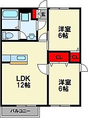 物件の間取り
