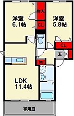 物件の間取り