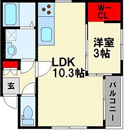 TRIOVE飯塚バスターミナル前 1階/-