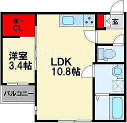TRIOVE飯塚バスターミナル前 3階/-