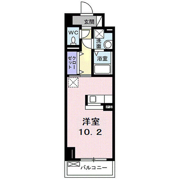 百舌鳥梅町3丁マンション 102｜大阪府堺市北区百舌鳥梅町3丁(賃貸マンション1R・1階・29.88㎡)の写真 その2