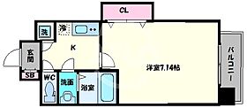 大阪府東大阪市足代新町（賃貸マンション1K・5階・24.54㎡） その2