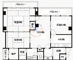 らぽーる  ｜ 大阪府大阪市生野区桃谷2丁目（賃貸マンション3LDK・4階・83.93㎡） その2