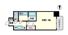 エスライズ天王寺EAST  ｜ 大阪府大阪市天王寺区寺田町1丁目（賃貸マンション1K・12階・23.68㎡） その2