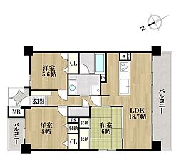 間取図画像 3LDK