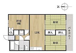 プラザフェニックス熱田 3LDKの間取図画像