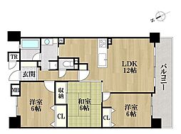 サーラ神宮寺 3LDKの間取図画像