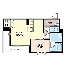 ローズ・レフィシア 103 ｜ 富山県富山市西荒屋600（賃貸マンション1LDK・1階・38.94㎡） その2