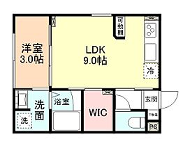 INTEGRAL今泉 203 ｜ 富山県富山市今泉270-1（賃貸アパート1LDK・2階・31.12㎡） その2