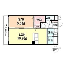 ユーミー下大久保 402 ｜ 富山県富山市下大久保3224-1（賃貸マンション1LDK・4階・41.60㎡） その2