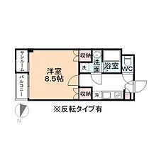 JOY婦中 203 ｜ 富山県富山市婦中町下轡田630-2（賃貸マンション1K・2階・28.49㎡） その2