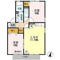 コンフォール竹松　I棟  ｜ 長崎県大村市竹松本町（賃貸アパート2LDK・2階・53.76㎡） その2