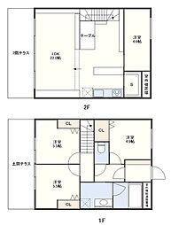 大黒屋d&iカオルス 4SLDKの間取図画像