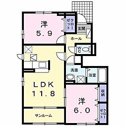 フローラ テラスK 1階