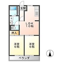 ラ・フォーレ B  ｜ 岐阜県大垣市河間町５丁目（賃貸アパート2LDK・1階・49.50㎡） その2