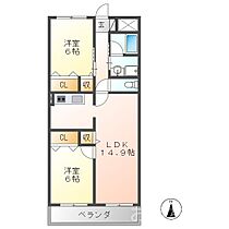 Soleil IWATA  ｜ 岐阜県各務原市大野町２丁目（賃貸マンション2LDK・3階・61.60㎡） その2