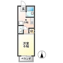 コスモキヌガサ B  ｜ 岐阜県岐阜市粟野西８丁目（賃貸アパート1K・2階・20.34㎡） その2