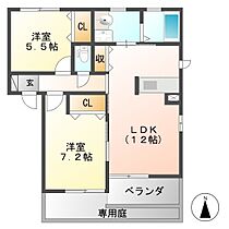 ドミールエスト C  ｜ 岐阜県関市東本郷通２丁目（賃貸アパート2LDK・1階・56.34㎡） その2