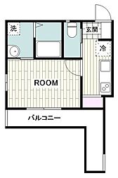 Bright Stage Tsujido 1Kの間取図画像