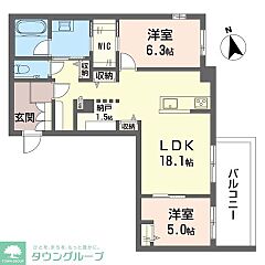 物件の間取り