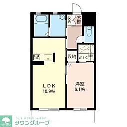 KAZUN'SWINDOFSEA 1LDKの間取図画像