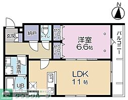 (仮称)旭区中希望が丘計画 D棟 1LDKの間取図画像