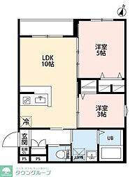 robot home 中央林間II 2LDKの間取図画像