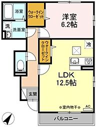 ラマージュ10 1LDKの間取図画像