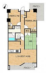 間取図画像 3LDK