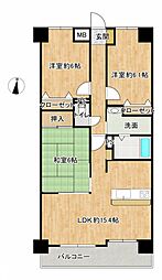 間取図画像 3LDK