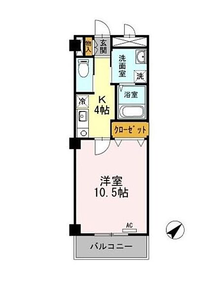 カーサステラ 209｜広島県東広島市西条町寺家(賃貸マンション1K・2階・33.14㎡)の写真 その2