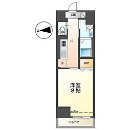 中央地所西条駅前ビル 1Kの間取図画像
