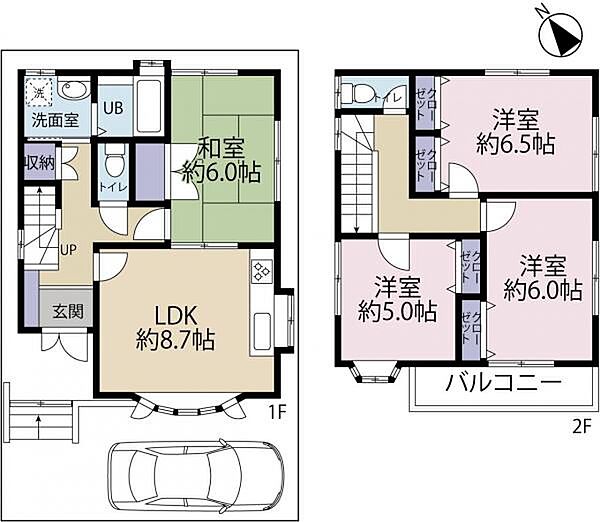 間取りを拡大表示
