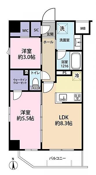 間取りを拡大表示
